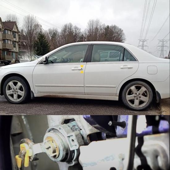 For 2003-2007 Honda Accord Front Left Door Cylinder Lock W/ 2 Key 72181-SDA-A11