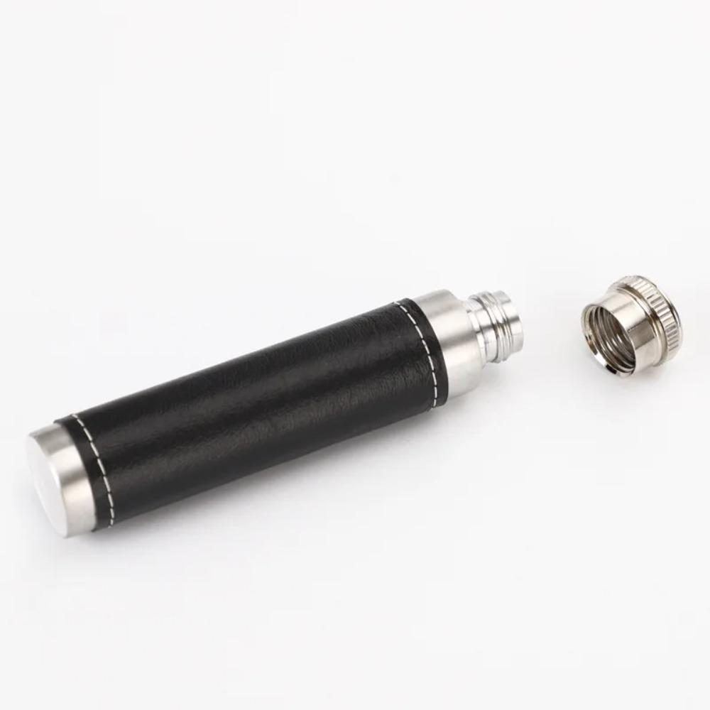 Cylinder Whisky Flagon Stainless Steel Liquor Pot Liquor Tube Hip Flask  Vodka