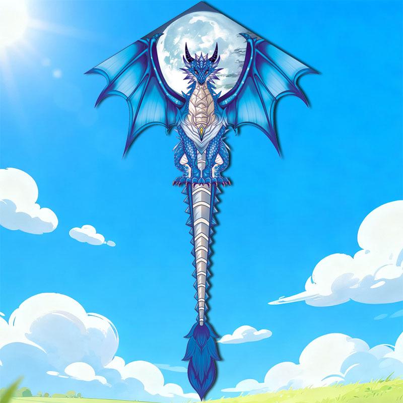 Weifang Long Tail Fire & Ice Dragon Pterodactyl Kites - Easy to Fly