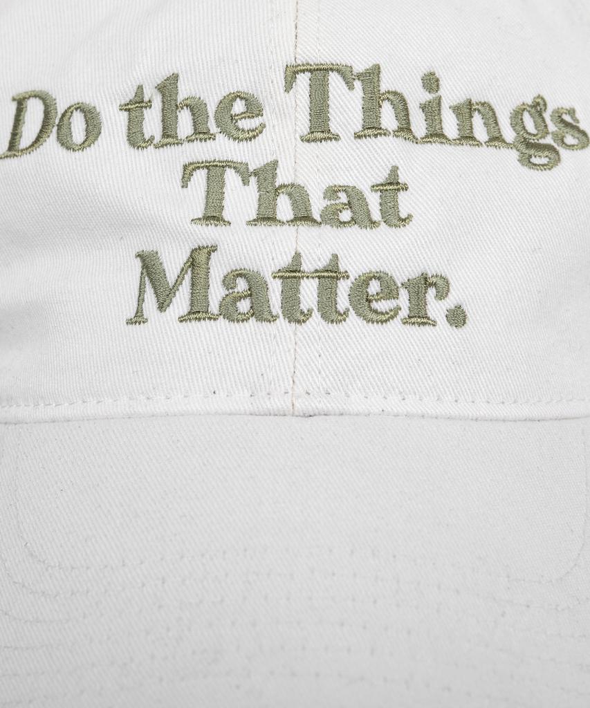 Wig That Matter Washed Ball Cap - White