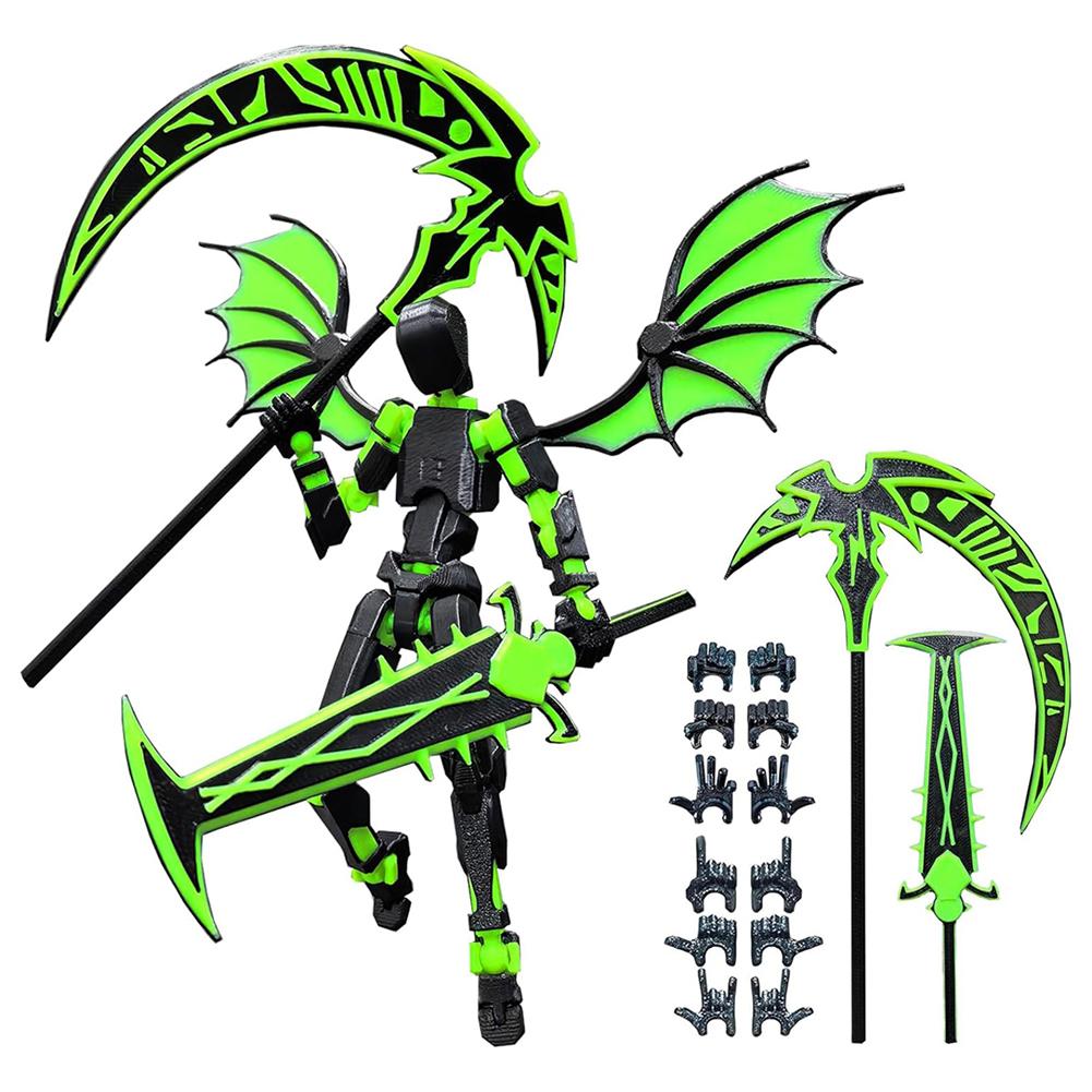 13 Robot Action Figure Toys Assembly Completed Full Body Mechanical Movable Toy Action Figure Dummy Office Desk Decoration Gifts