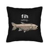 Fih Shoes Fish Funny Misspelled Fish Meme Fih Calling Humor Square Pillow Covers Room  Cushion Cover Creative Decor Pillowcase