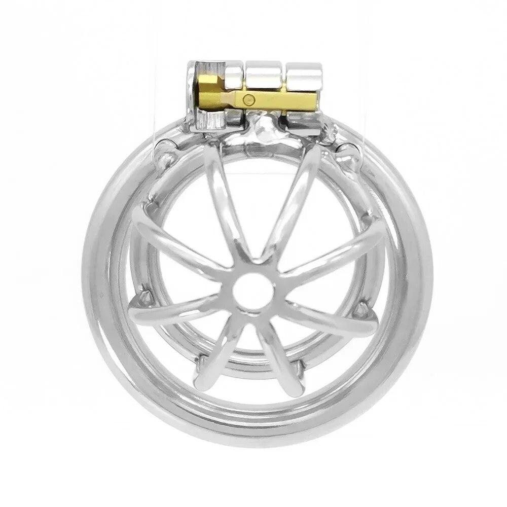 Sex Product Scrotum Binding Chastity Device Cock Cage Glans Lock Ring Penis Prison Delay Ejaculation BDSM Sex Toys For Men