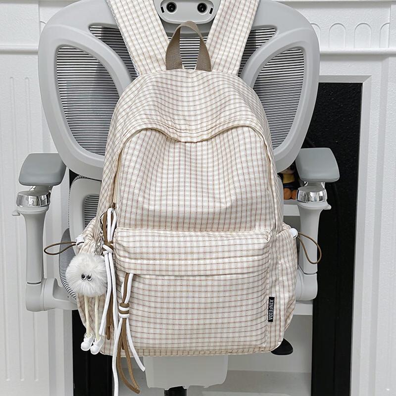 

Li Shen Women s Plaid Travel Backpack