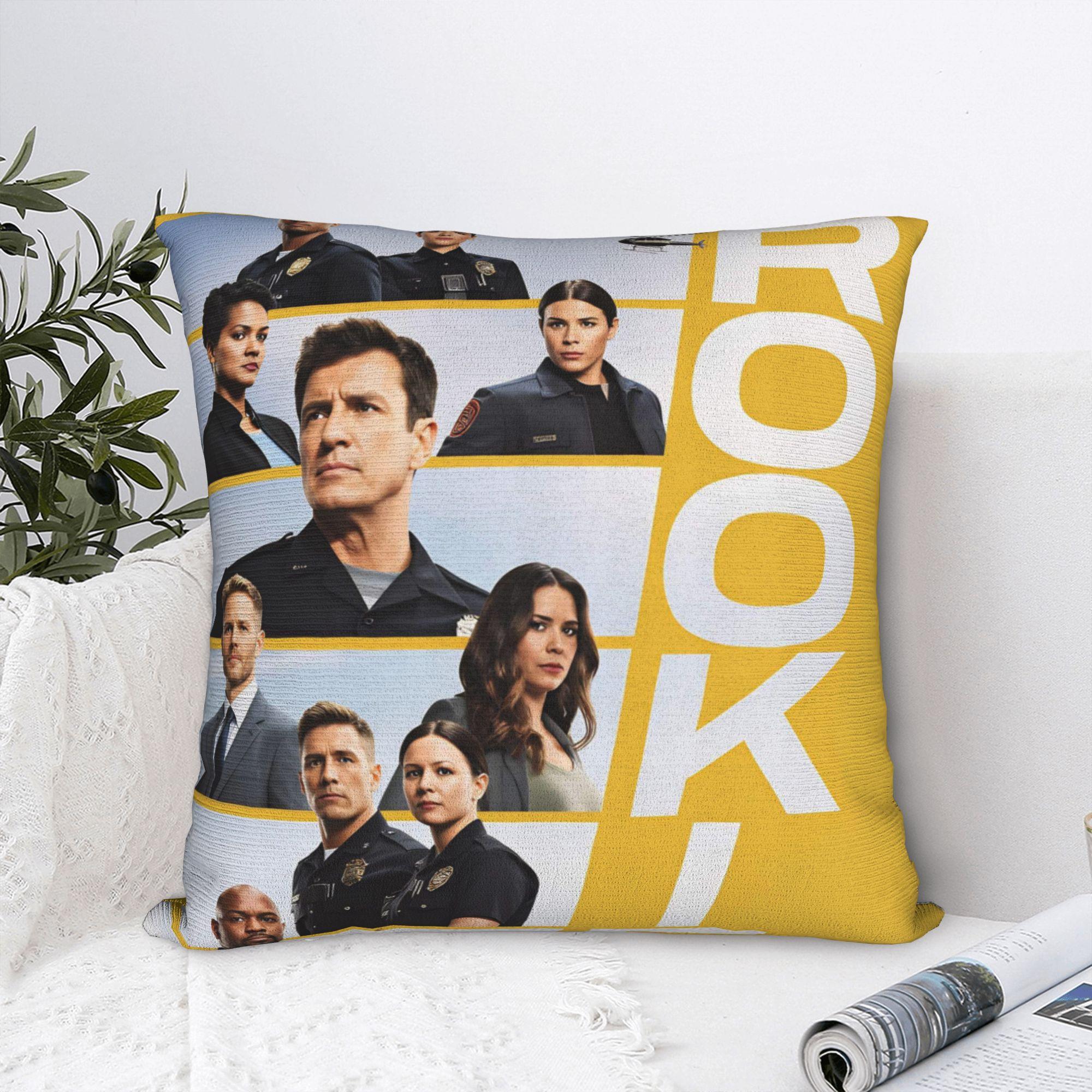 Shunika Chen Unisex The Rookie Tv Show Pillow Cover Cute Funny Pillow Case For Living Room Chair Comfy Pillowcases Gift Idea