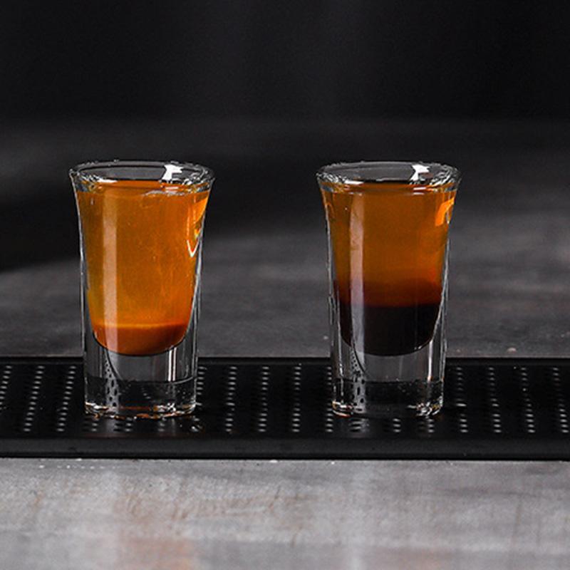 12er Set 30ml 1oz Mini Schnapsglas für Bar Party Kreative Cocktail Likör Whiskey Gläser Spezialgetränke Tiefenbomben Glas Transparent