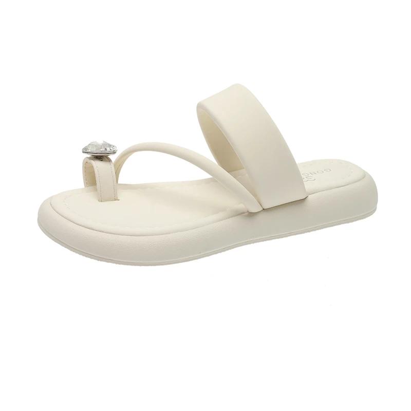 Summer Flat Toe Women's Slippers 2024 Love Decoration Dress with Suspender Women's Sexy Sandals Designer Sandals