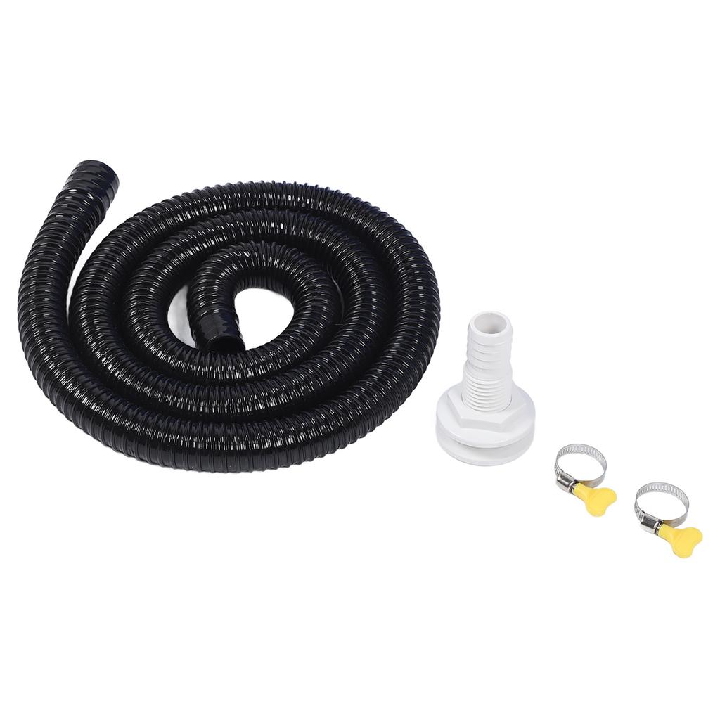 Bilge Pump Installation Kit Black 1‑1 8in Leak Proof Easy Installation Bilge Pump Hose for Bilge Pumps with 1‑1 8 Inch
