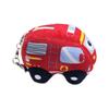 Simulation Feuerwehrwagen Krankenwagen Puppe Rucksackanhänger Polizeiauto Taxi Plüsch Schlüsselanhänger Kindergeschenk