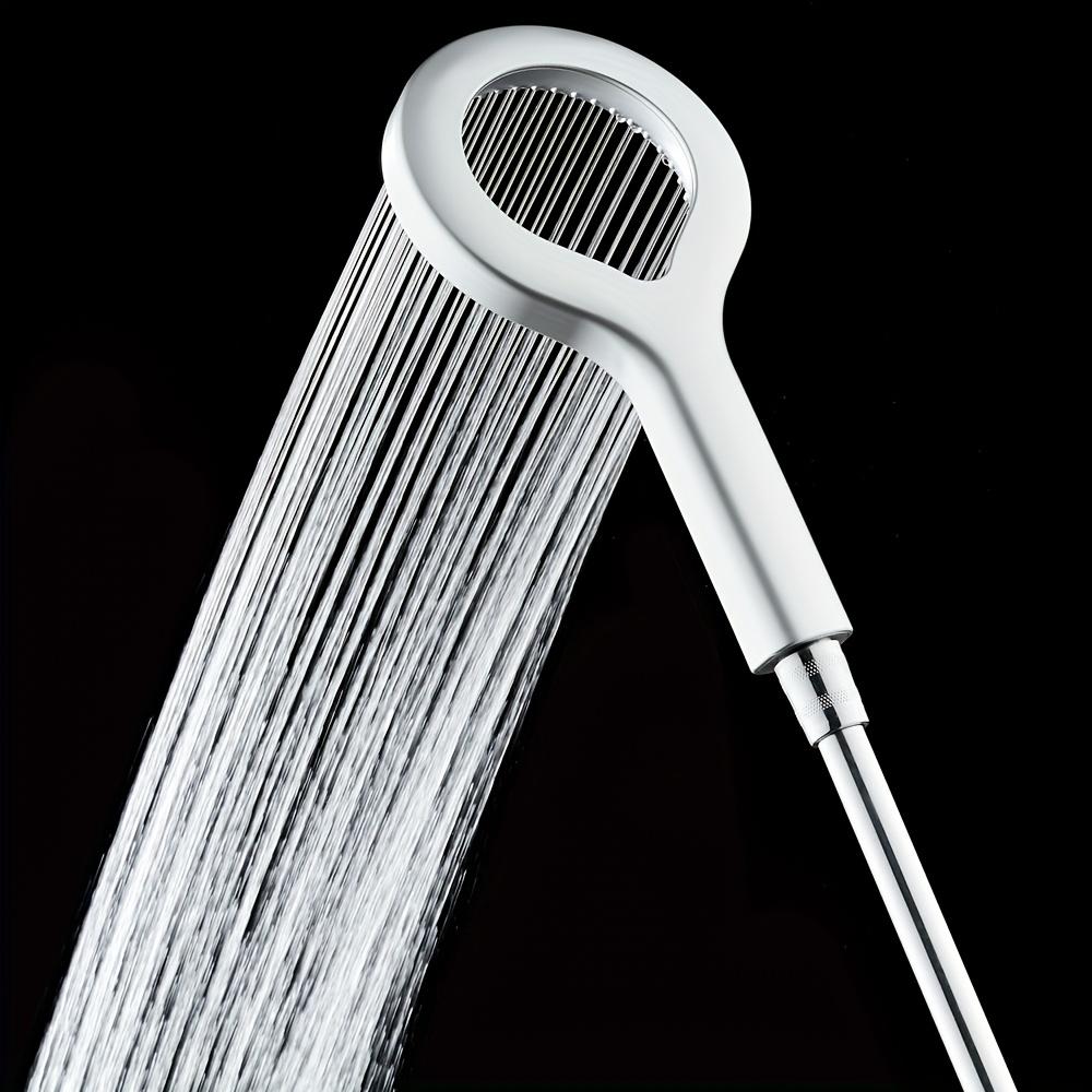 Handheld High Pressure Shower Head Circular Spray Water Pressure Enhancer for Bathroom
