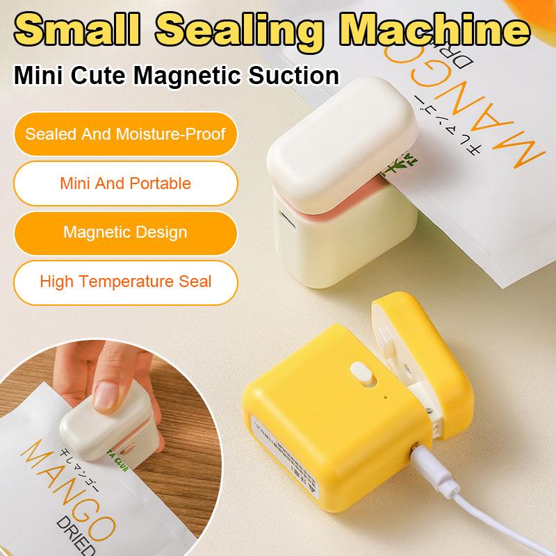 Mini Máquina de Selagem Magnética Multifuncional Seladora e Abridora de Sacos Plásticos com Absorção Magnética Para Sacos Plásticos Ecológicos Sacos de Lanches