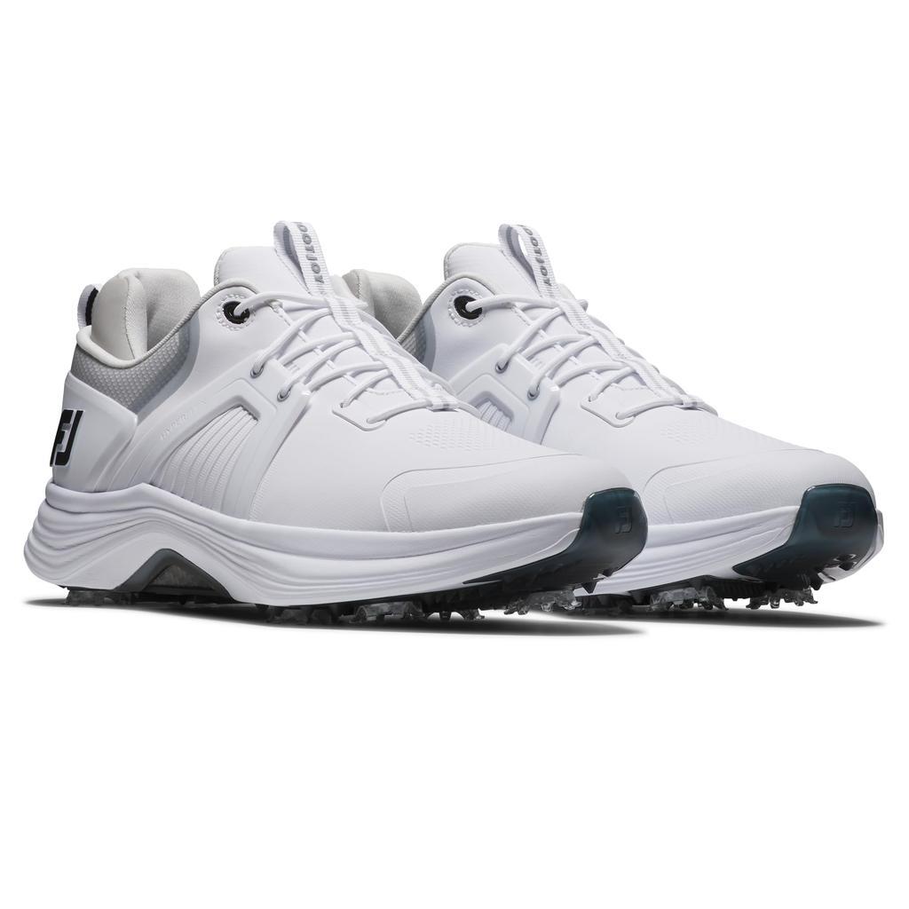 FootJoy Hyperflex Carbon Laced Golf 3E Men's Shoes, White/White, 28.5 cm,