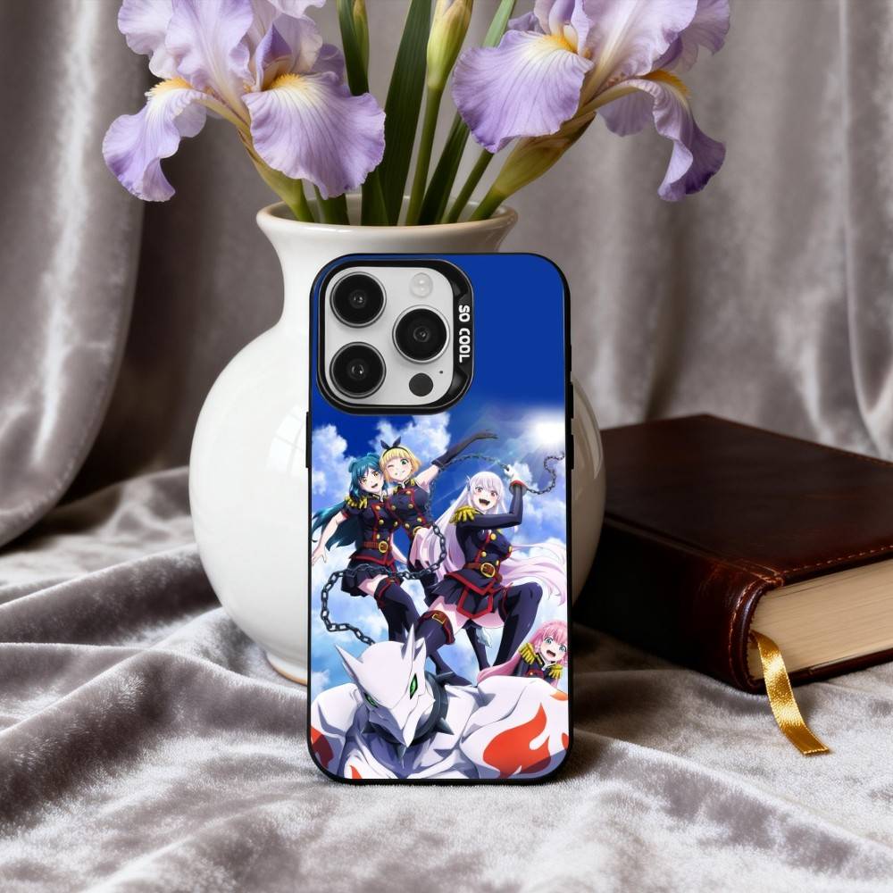 Web Manga C-Chained S-Soldier Phone Case For iPhone17,16,15,14,13,12,11 Plus,Pro Max Black Candy silver phone case iPhone15pro