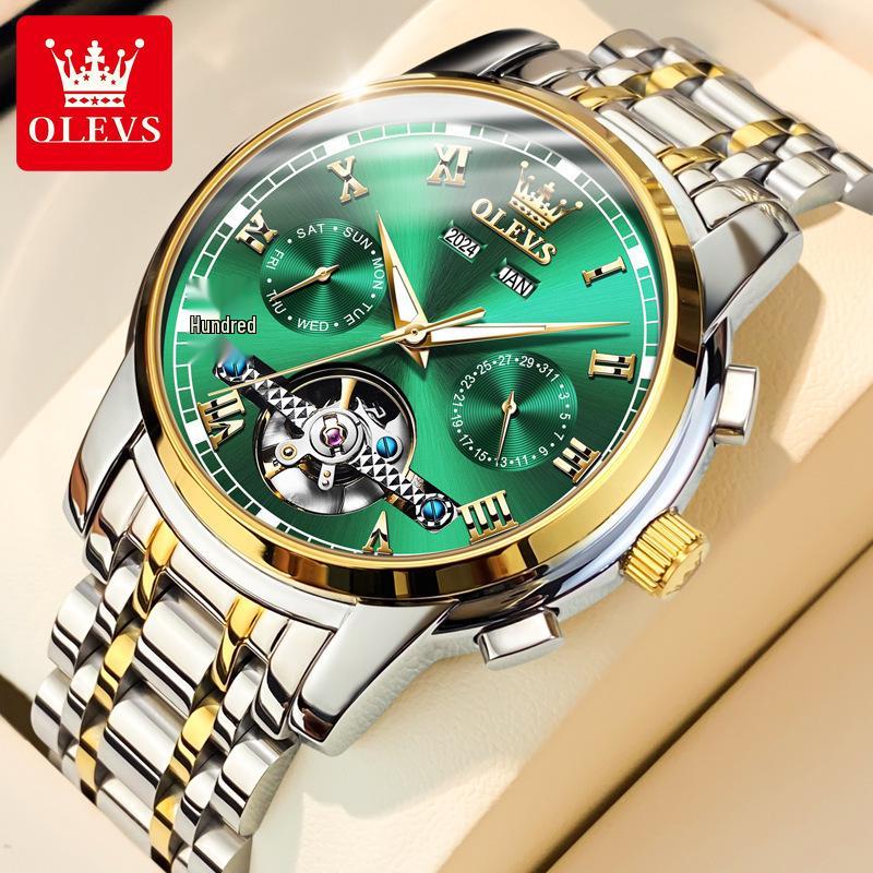 Oris Herren Multifunktions Automatische Mechanische Wasserdichte Skelettuhr