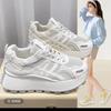 Premium thick-soled muffin little white shoes women's heightening board shoes 2025 super hot new summer popular casual sports shoes