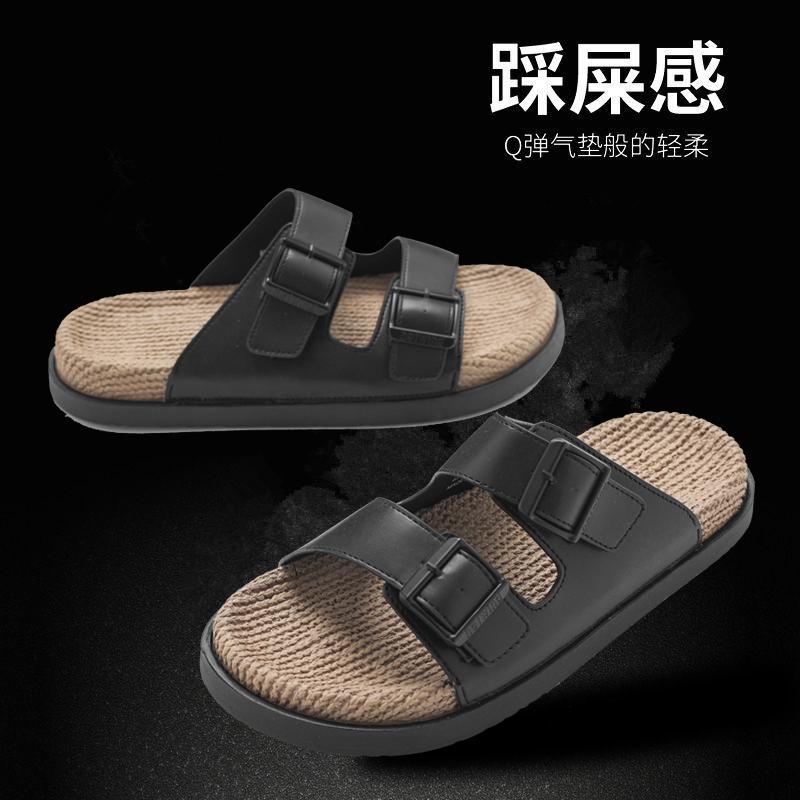PU Men Slippers Summer Men's Sandals Women Slippers Outdoor Beach Casual Shoes Zapatos Hombre Durable Non-Slip Luxury Shoes