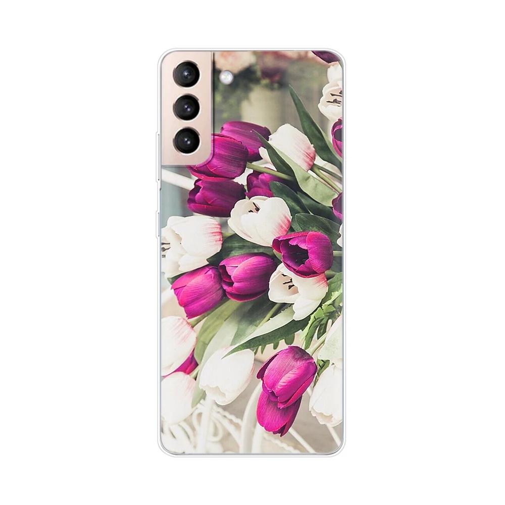 For Samsung Galaxy S21 S 21 FE Plus Case Soft TPU Phone Back Cases Cover for Samsung S21 Ultra GalaxyS21 Silicone Phone Case