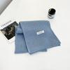 Korean version of Mars green knitted wool scarf women's winter ins Christmas solid color student couple warm scarf men