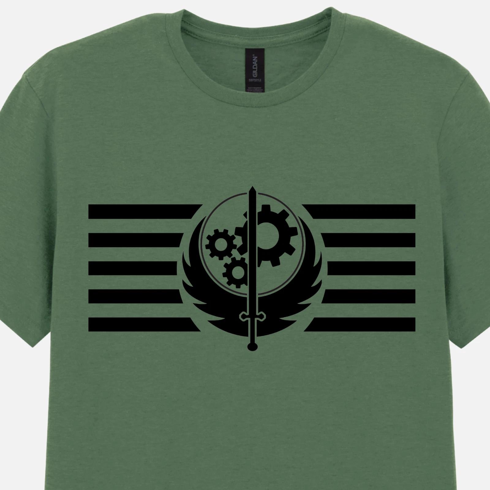 Brotherhood of Steel T-Shirt Fallout Graphic Tee Unisex 10 Colours Gift for Dad XL