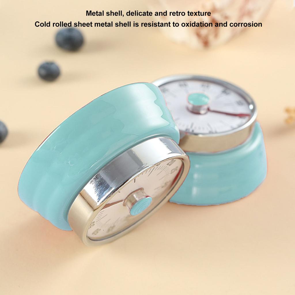 Magnetischer Runder Timer 60 Minuten Visueller Countdown-Timer für Lehrer Klassenzimmer Kinder Hausaufgaben Lesen Erwachsene Kochen Fitnessstudio