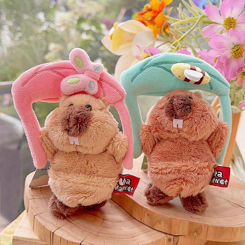 Jinnew Ural Marmot Brave Deep Forest Series Parachute Plush Keychain Gift For