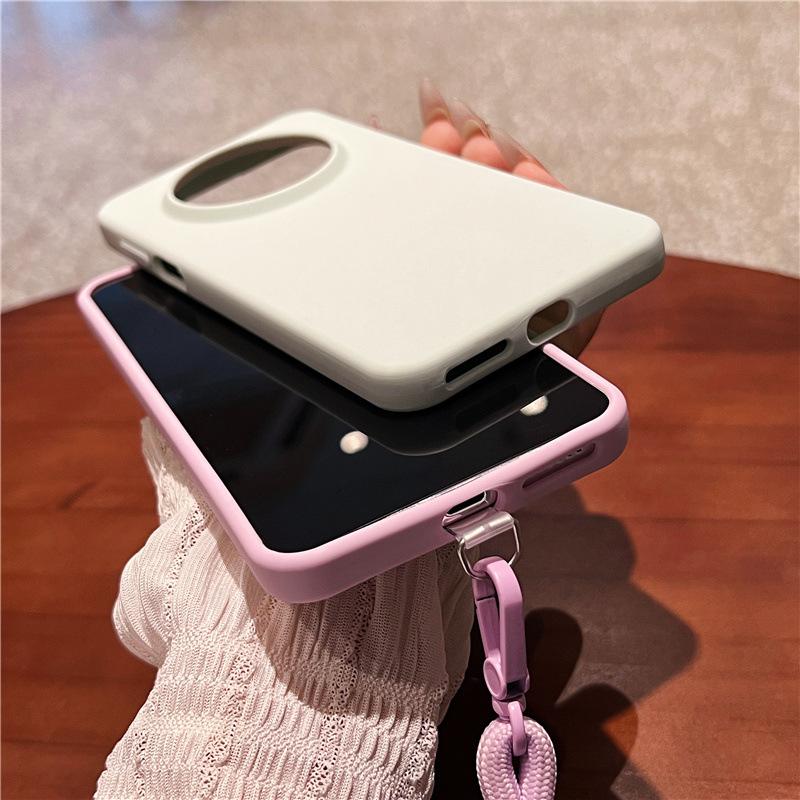 Applicable To Huawei Mate11 Mobile Phone Case, New Pro + High-grade Liquid Silicone Strap, Wristband, Lanyard, Anti-drop  Cover.