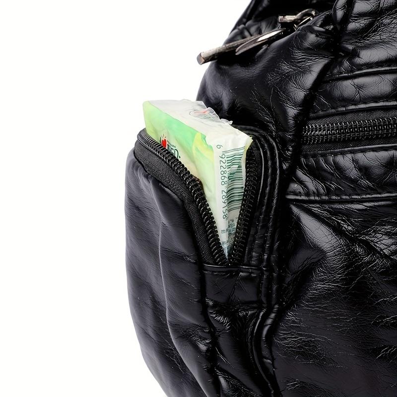 Сумка на плечо с отделкой шипами — фото 6