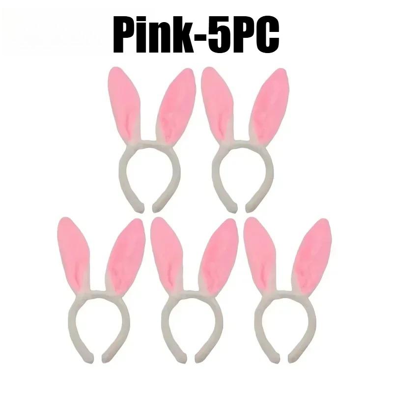 Cute Easter Bunny Ears Headband Women Fluffy Plush Hair Band Girl Rabbit Ear Headpiece Cosplay Costume Accessory For Party Gifts