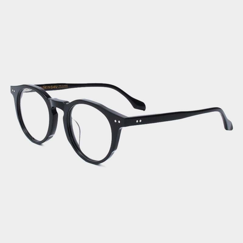 The Classic NN009 Acetate Glasses Frame C1 Black none