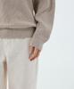MUSINSA STANDARD Cotton Ribbed Crew Neck Knit [Oatmeal]