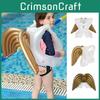Printed Pattern Kids Inflatable Swim Ring Vest Life Jacket With Mini Air Pump