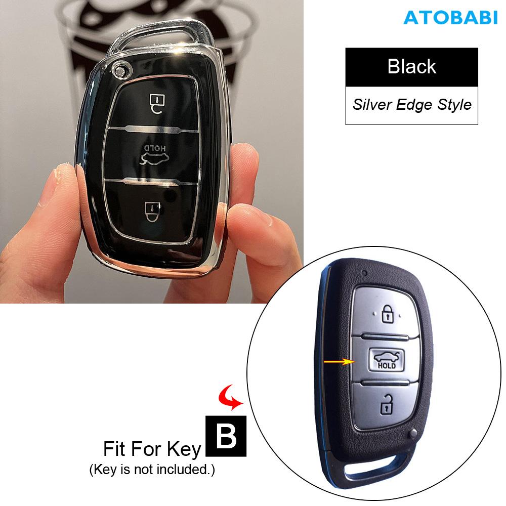 Tpu Car Key Cover Skin For Hyundai Tucson Elantra Creta Sonata Ioniq Creata Ix35 I20 Remote Fob Shell Case Auto Accessories