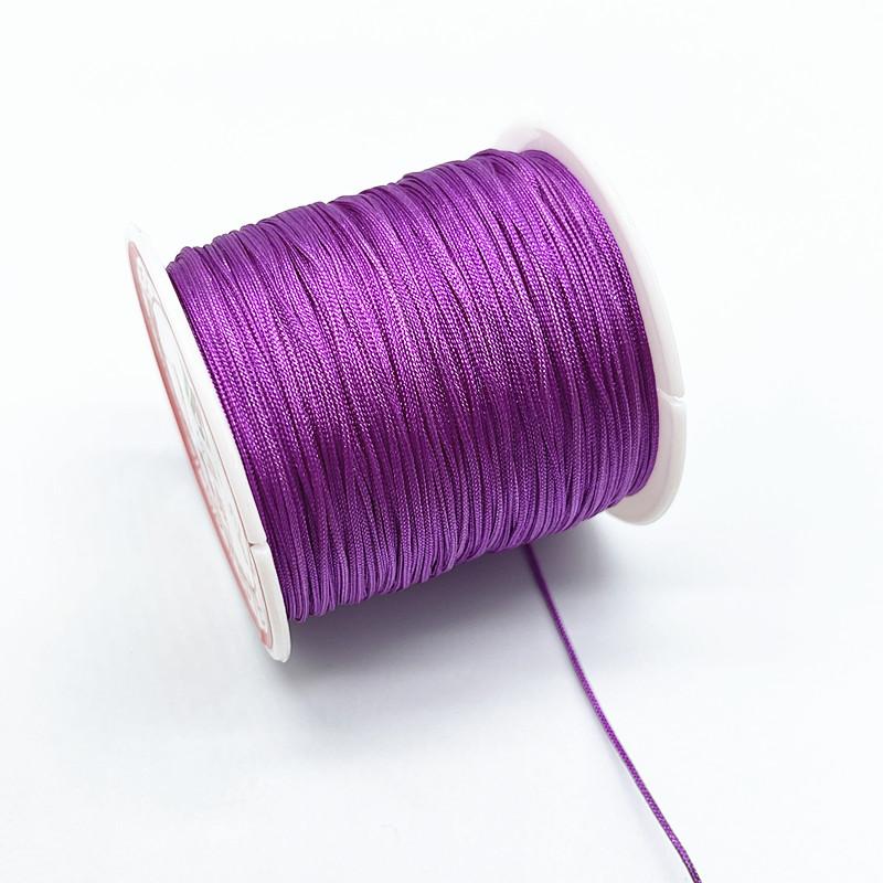 10 Meter 0,8 mm 1,0 mm Nylonschnur Faden Chinesischer Knoten Makramee-Schnur Armband Geflochtene Schnur DIY Quasten Perlen Shamballa-Faden