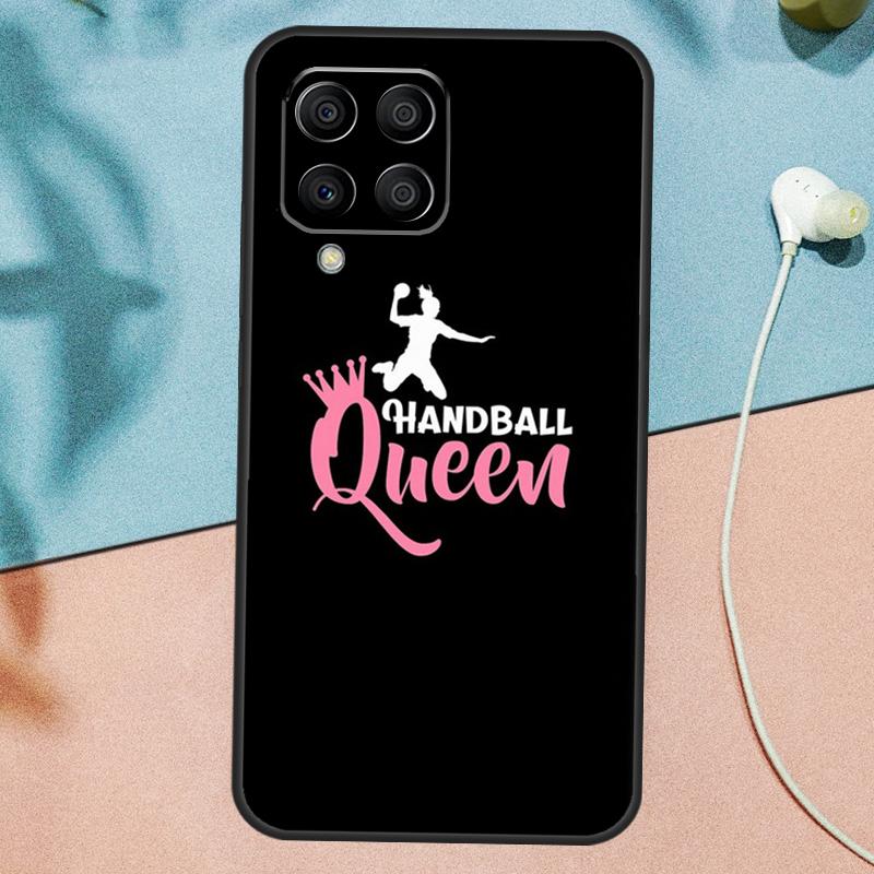 Play Handball Quotes Case For Samsung Galaxy M54 M14 M34 M13 M53 M56 M52 M32 M16 M11 M21 M31 M35 M12 M15 M36 M55