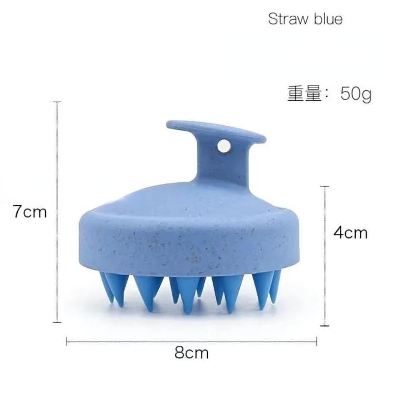 Silicone Shampoo Brush Head Scalp Massage Comb Hair Washing Comb Body Massage Brush Bath Shower Brush Salon Hairdressing Tool