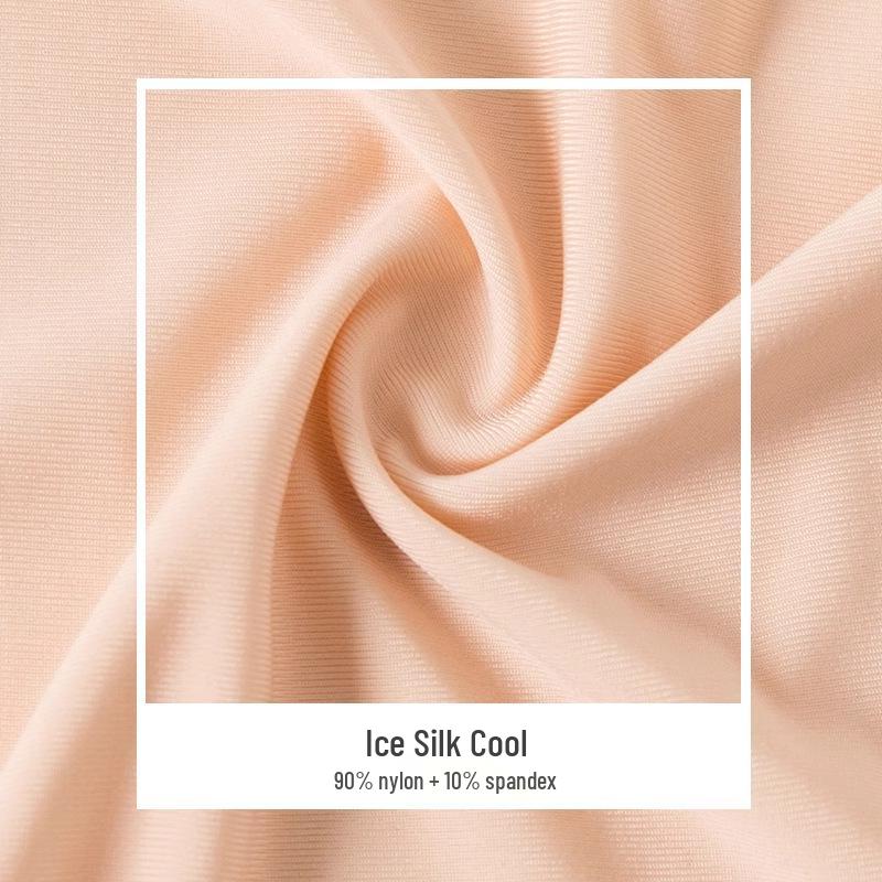 Ice Silk Lace-Trim Seamless Safety Shorts: Breathable, Anti-Exposure, Non-Rolling, Elastic, Thin Three-Quarter Summer Wear