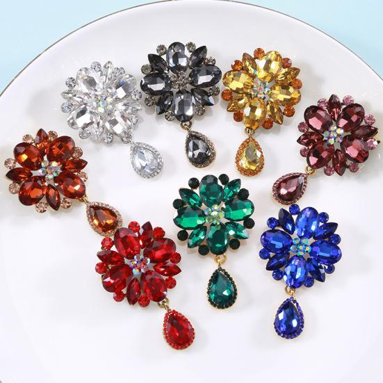 

Бриллиантовая пряжка Водяная капля Брошь Подвеска Пальто Сделай Сай Ювелирные Аксессуары Украшение