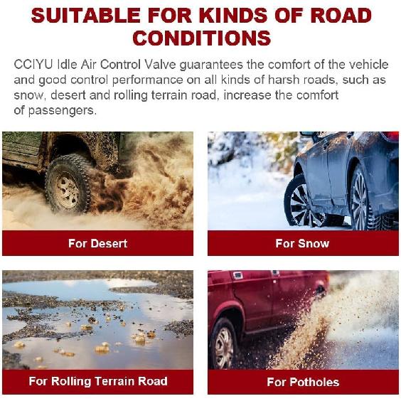 CCIYU Idle Speed Control Valve Fit 2003 2004 2005 2006 for Kia Sorento for GT7610-274/1 3510339800 AC606 AC623 2H1529 231238 25052 AC4418 Fuel