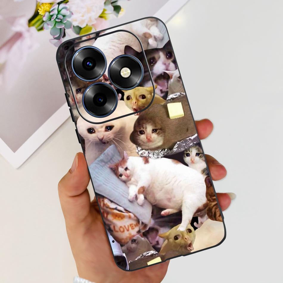 For Itel S23 Plus S681LN case itel S23 S665L Fashion Elegant Painted Soft Silicone TPU Phone Back Cover For Itel S23+ S23Plus