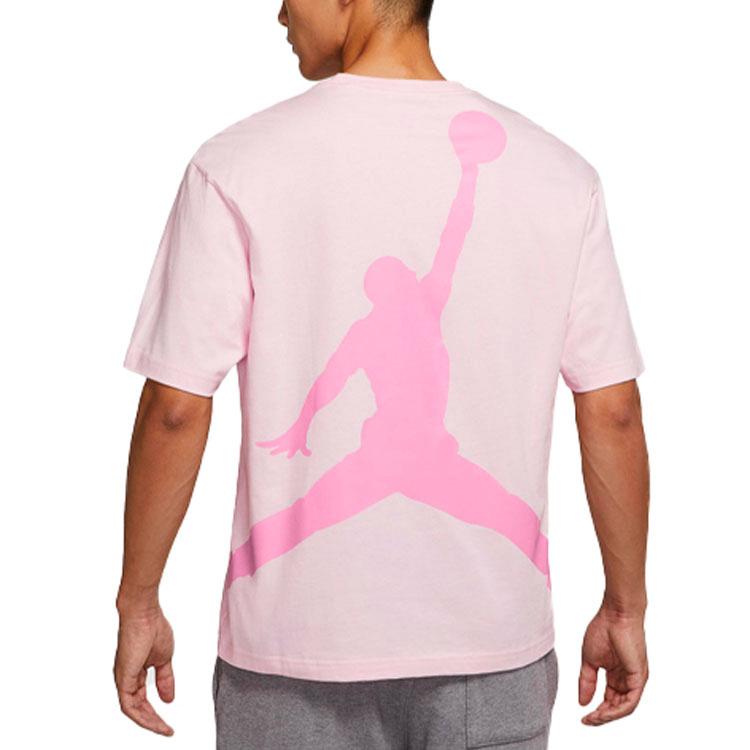 Jordan Casual Sports Breathable Short Sleeve T-Shirt Men Tops Pink DR9621-603