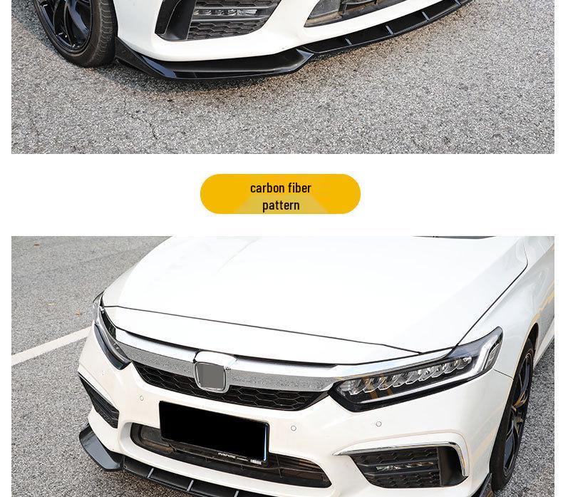 Compatible with 19 Honda Inspire/Accord Models: Front Lip, Side Skirts, Rear & Top Spoilers, Louvers Body Kit.