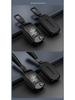 Baojun E100/200/310/530/360 Car Key Case - Metal and Leather Key Shell with Buckle