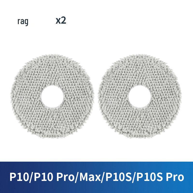 Compatible Sweeping Robot Accessories for Stone P10s: Dust Bag, Filter, Mop Cloth, Roller Brush