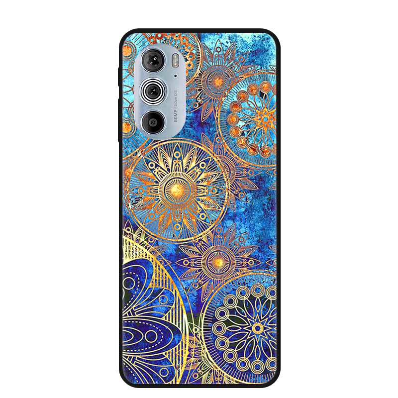 For Motorola Moto Edge Plus 2022 Case Soft Silicone TPU Back Cover Case For Motorola Edge+ 5G UW 2022 Funda Wolf Cartoon Coque