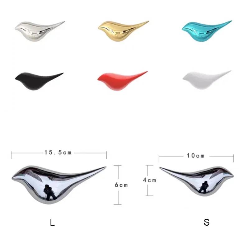 Stereoscopic Wall Hanging Ornaments Bird Living Room Wall Background Display Plating Decor Golden Bird Sofa TV Decor Accessories