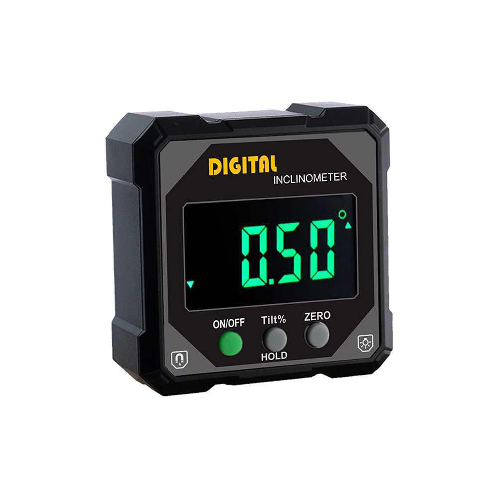 Digital Precision Inclinometer: Spirit Level & Angle Ruler with High-Precision Display
