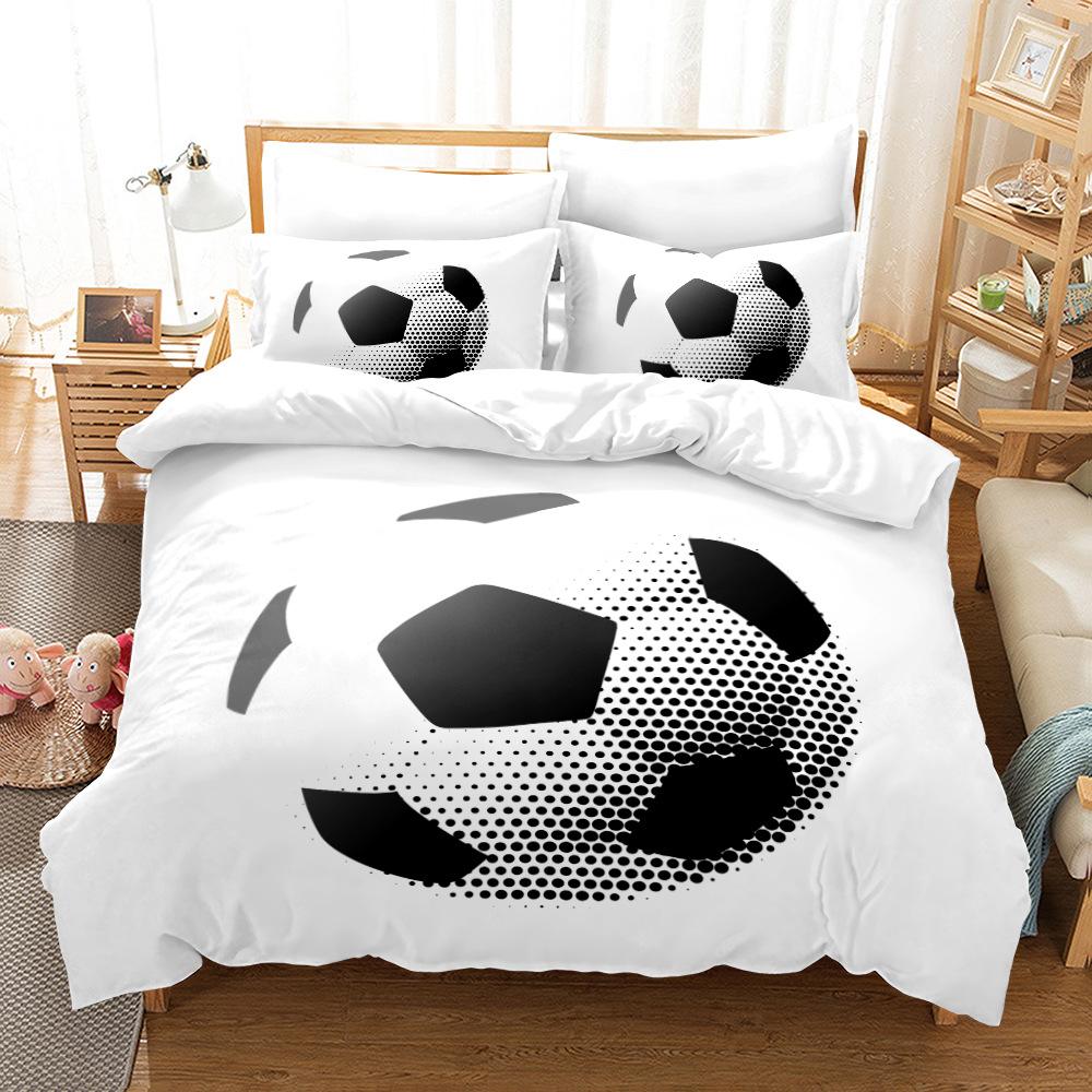 

Basketball Series Bedding Set For Men Boy Duvetcover Pillowcase Bedding Sets Cotton Bedclothes Double Queen 210x210 Dropshipping EU single(135x200cm)