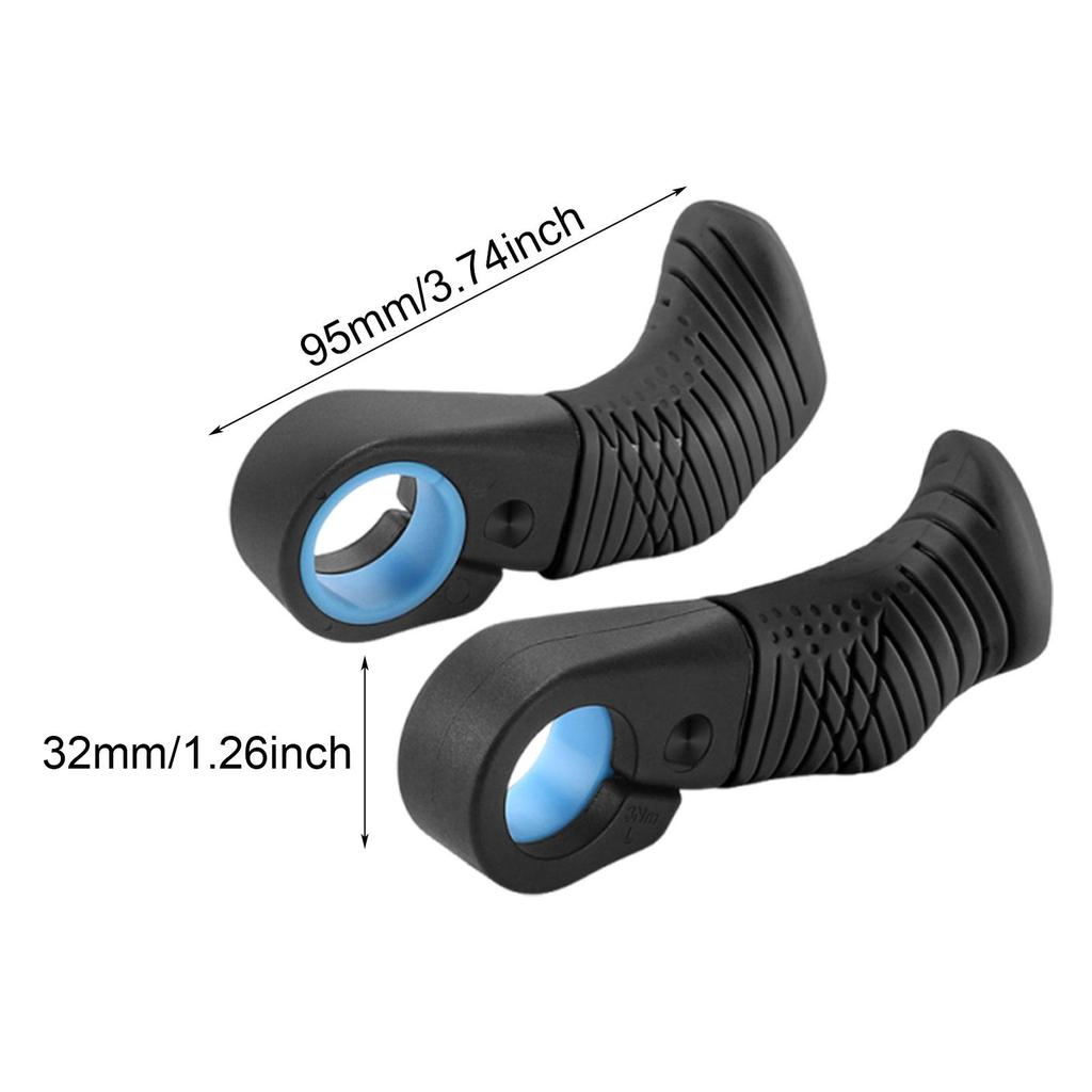Handlebar Thumb Rest Ergonomic Bar Ends AntiSlip Inner End Support with TPE Layer for