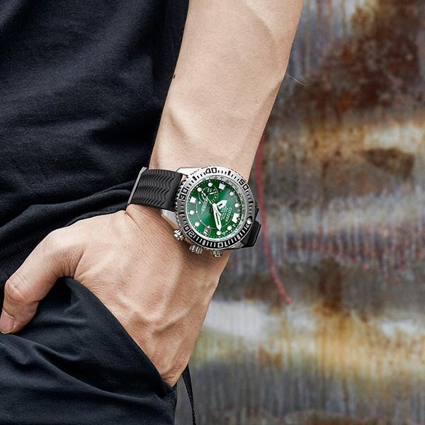Citizen Promaster Collection Hodinky s quartzovým strojkem poháněným světlem Gumový řemínek Pánské hodinky CC5001-00W