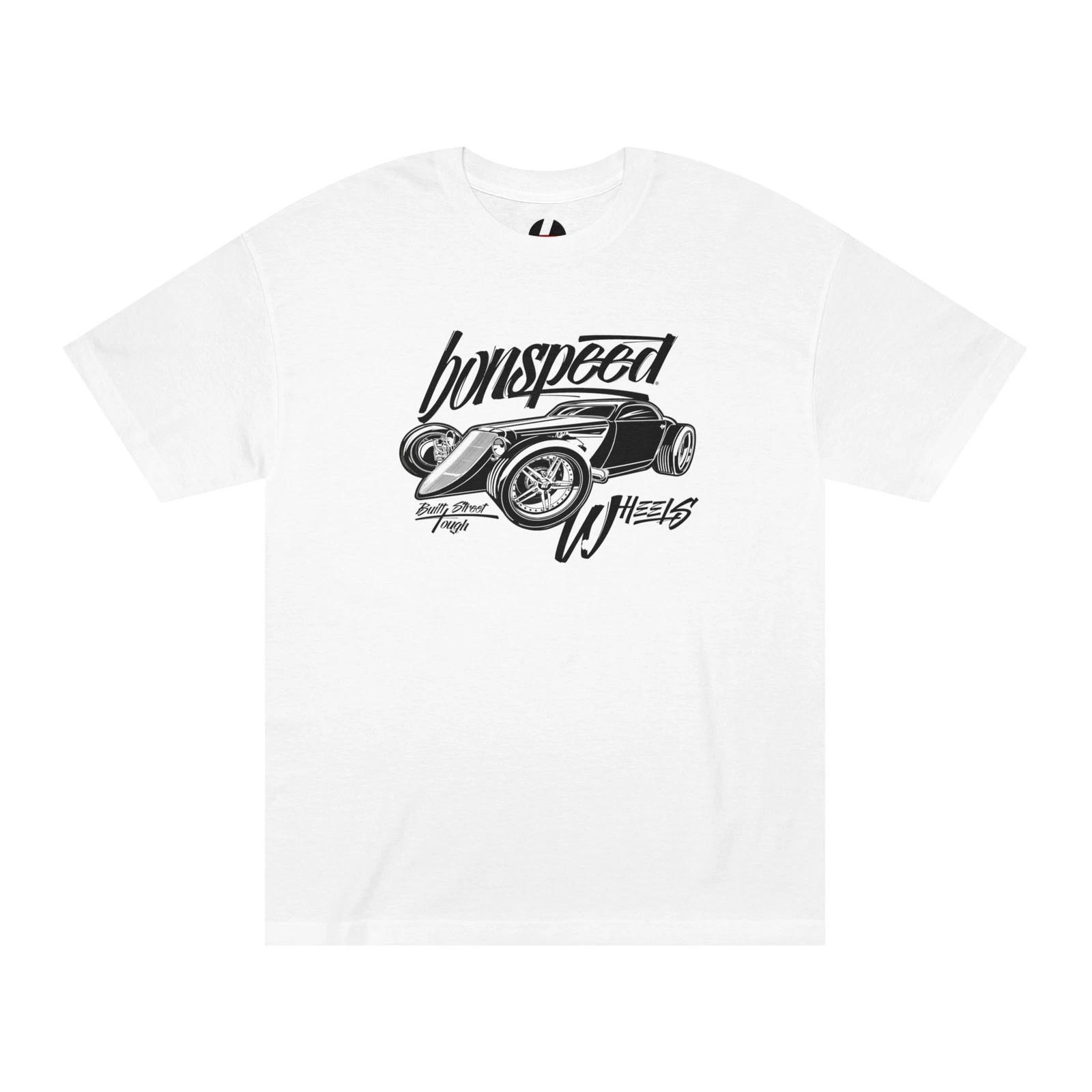 bonspeed Wheels Hot Rod Tee | Built Street Tough Billet Wheels T-Shirt 3XL